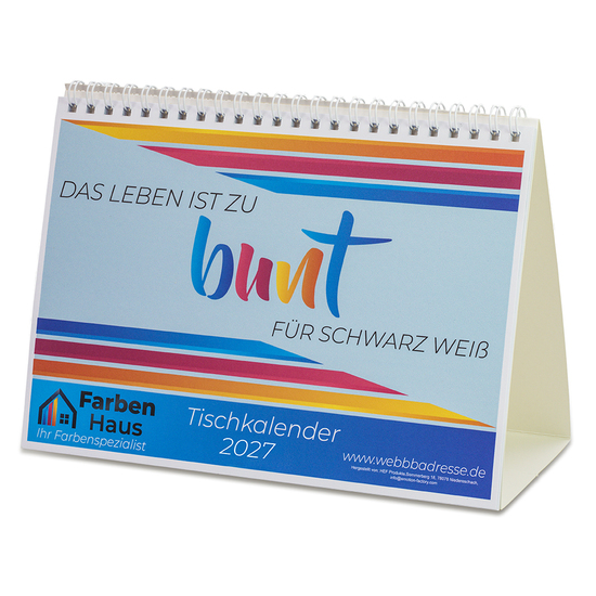 Ausmal-Tischkalender