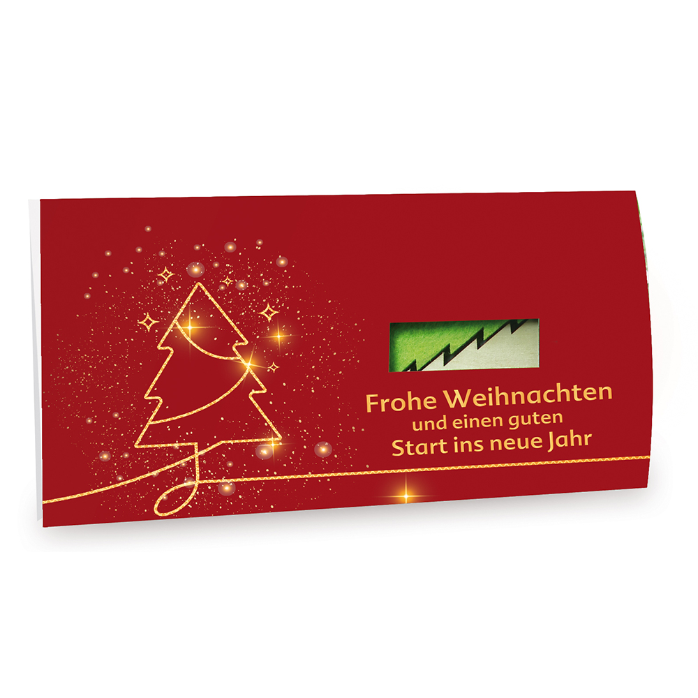 Steckfiguren-Karte Filz - Standardmotiv - Baum