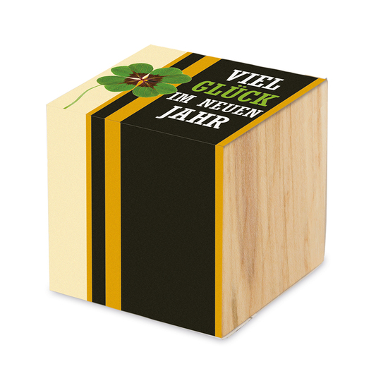 Pflanz-Holz - Standardmotiv - Glücksklee