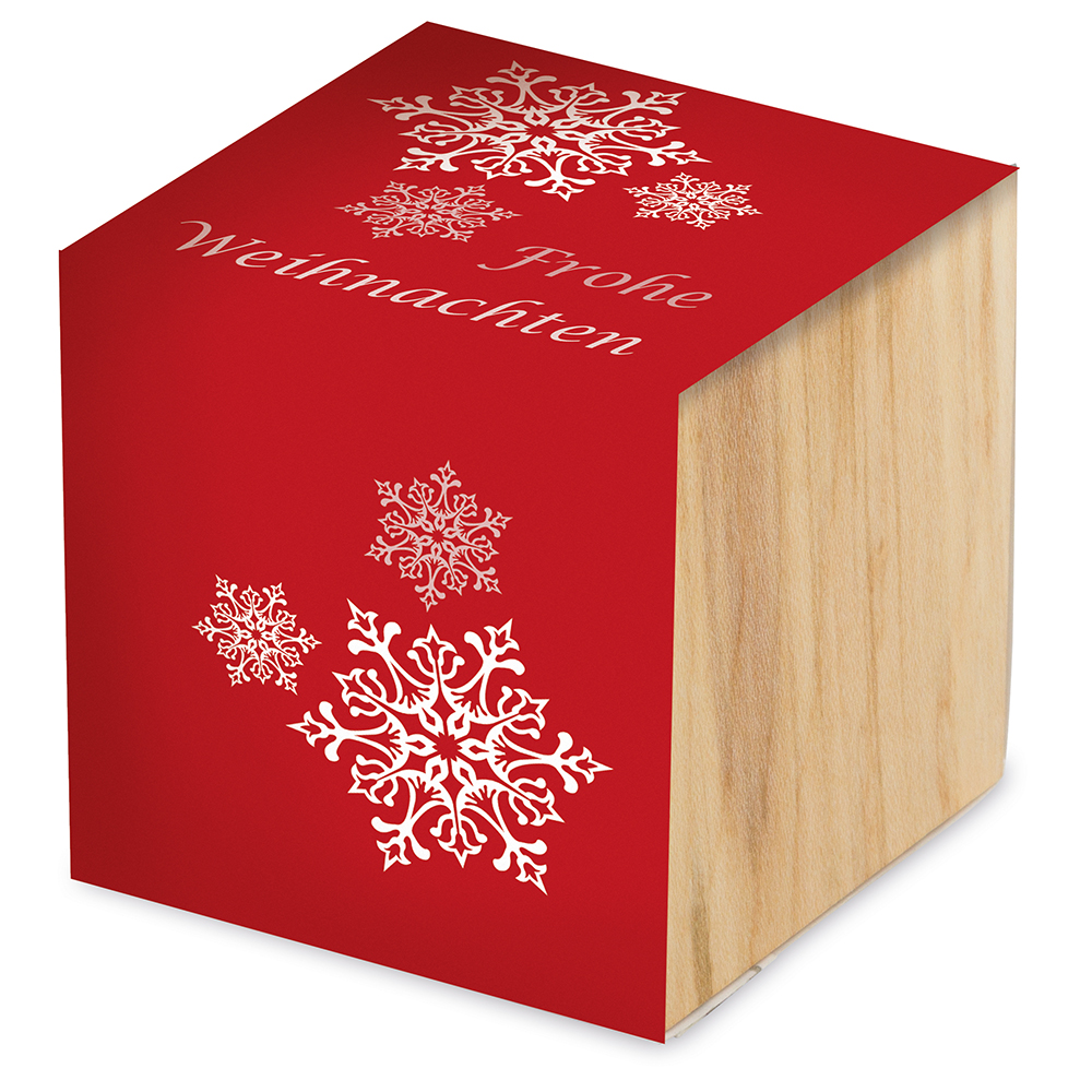 Pflanz-Holz - Standardmotiv - Frohe Weihnachten