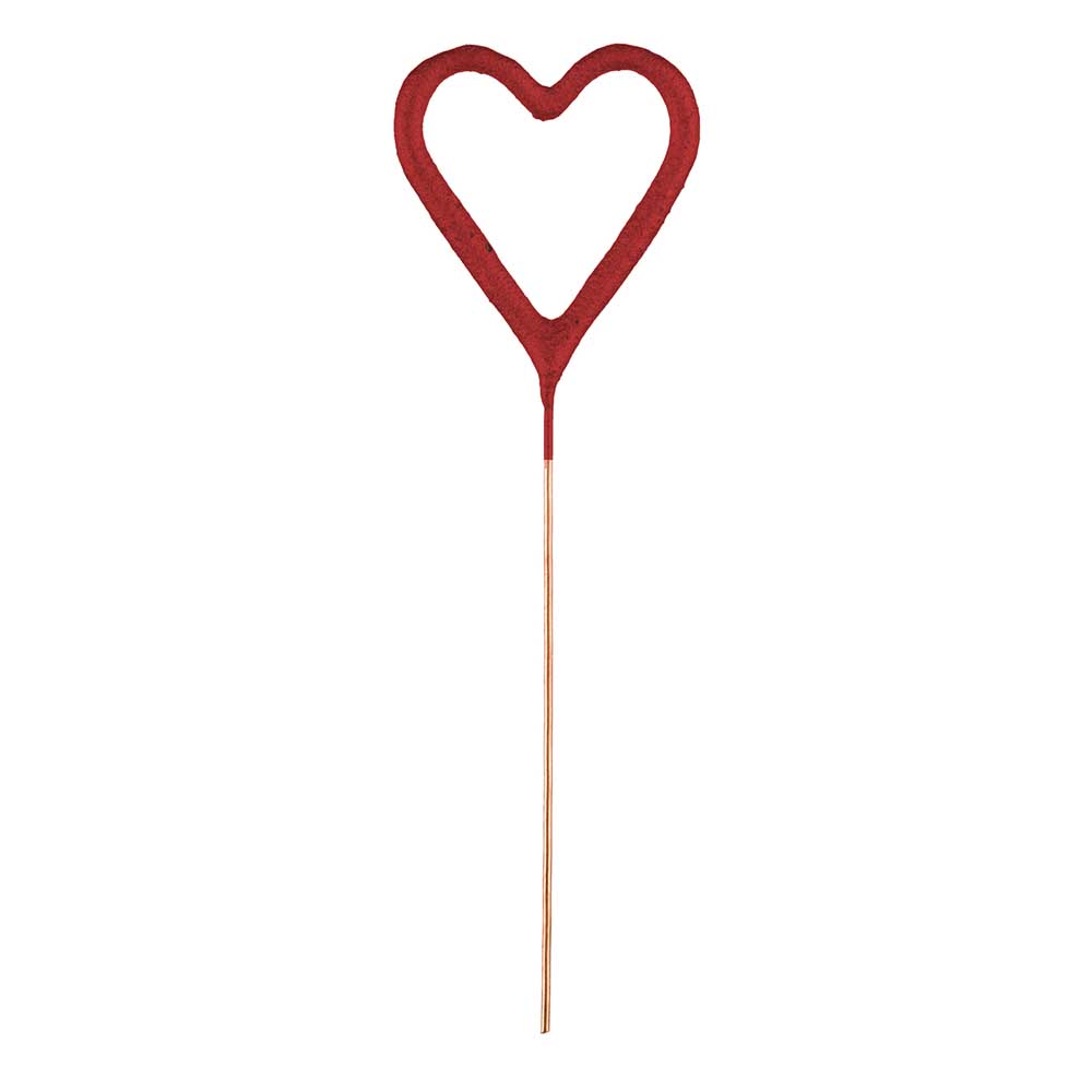 Wondercandle Mini mit Wondercard - Herz, rot