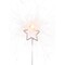 Wondercandle Mini mit Wondercard  - Stern, silber