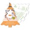 Backförmchen mit Rezeptblock - Tannenbaum - Engel