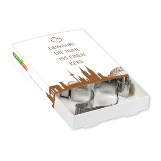 Backförmchen Premium-Box - Herz + Hund