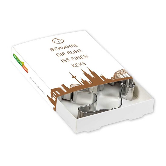 Backförmchen Premium-Box - Herz + Knochen