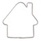 Backförmchen Single-Pack - Haus 4/4-c, Lasergravur