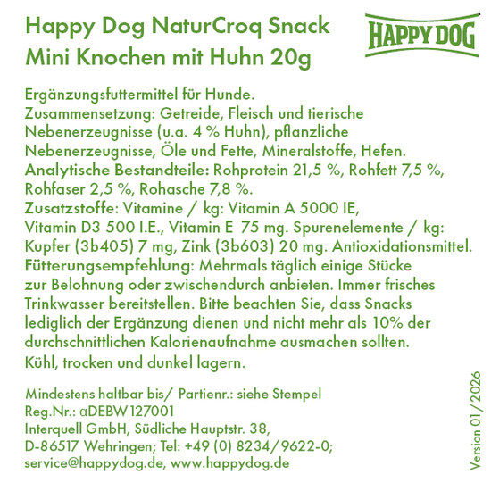 Hunde-Leckerli im Organzabeutel