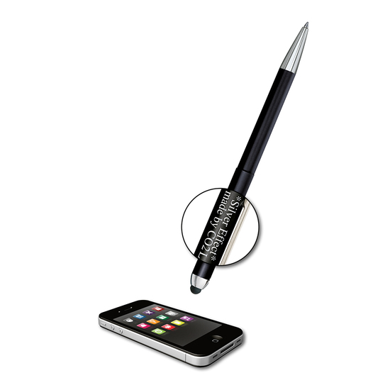 Stempelschreiber - Stamp&Touch Pen - 3 in 1