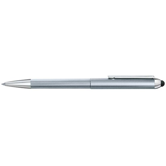 Stempelschreiber - Stamp&Touch Pen - 3 in 1 - silber