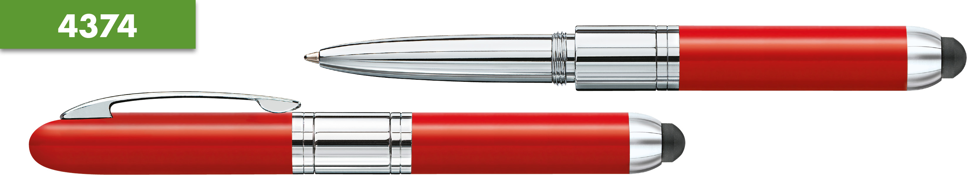 Stempelschreiber - Mini Stamp&Touch Pen - 3 in 1