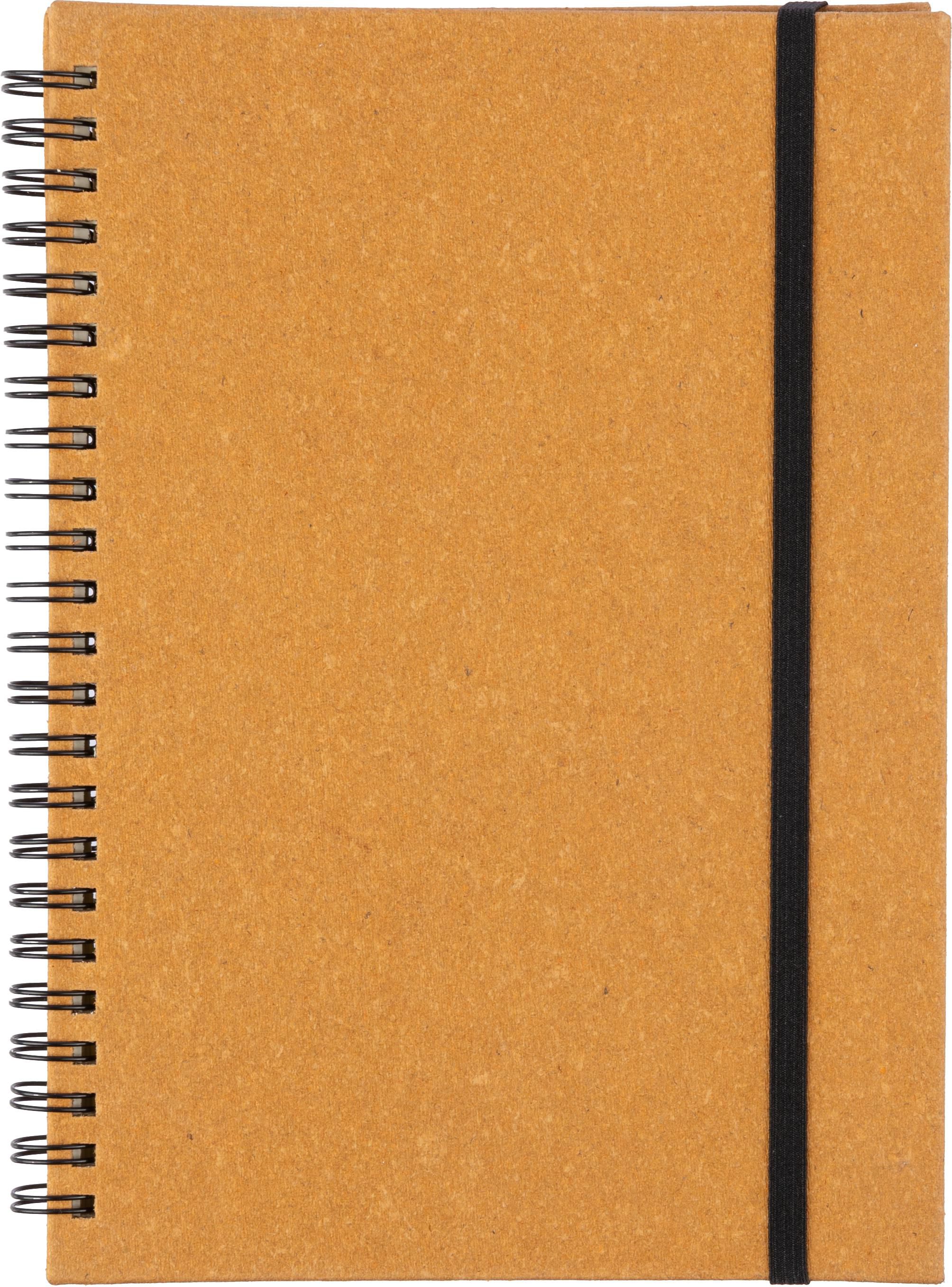 Notizbuch aus recyceltem Leder A5 Egon Original