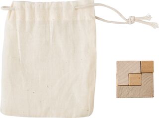 Würfelpuzzle aus Holz Amber