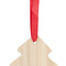 Weihnachtsbaumanhänger aus Holz Imani