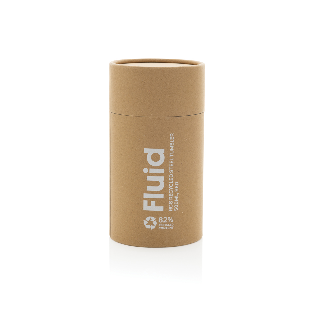 Fluid Becher aus RCS-zertifiziert recyceltem Stahl, 500ml