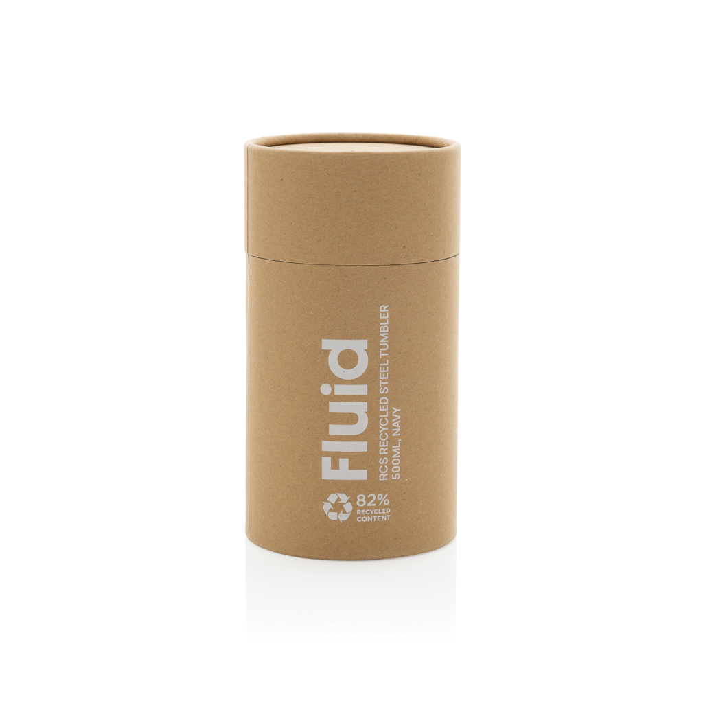 Fluid Becher aus RCS-zertifiziert recyceltem Stahl, 500ml