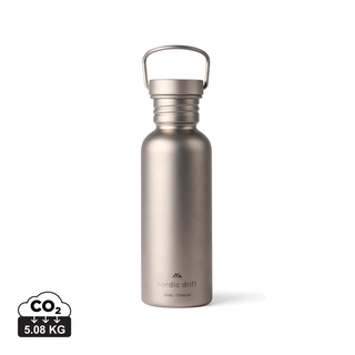 Nordic Drift Trail Ultraleichte Titan-Wasserflasche 600ml
