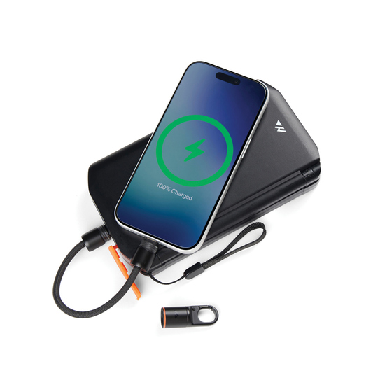 Nordic Drift Everest USB-C 60W-Schnellladekabel m. Karabiner