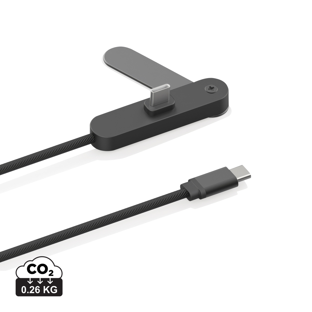 Aluvia RCS 65W-PD-Kabel mit verstellbarem Handyhalter