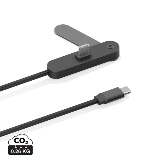 Aluvia RCS 65W-PD-Kabel mit verstellbarem Handyhalter
