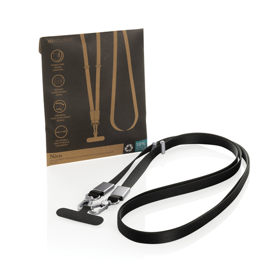 Nivo Crossbody-Handyband aus RCS recyceltem PET