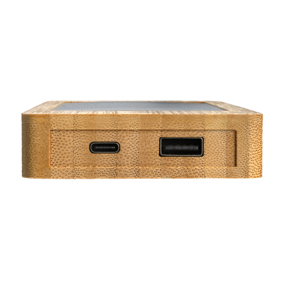Sunwick 10.000mah Bambus Solar Powerbank