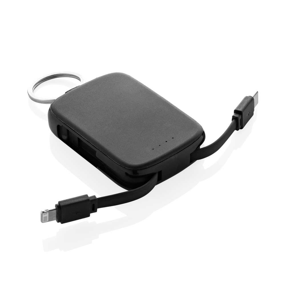 Nexo RCS Key-Chain-Powerbank 2.000mAh mit integr. Kabeln