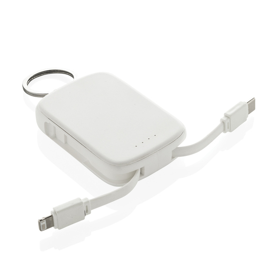Nexo RCS Key-Chain-Powerbank 2.000mAh mit integr. Kabeln