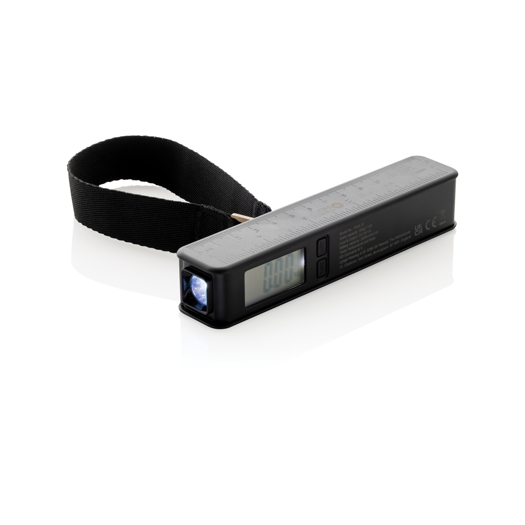 Swiss Peak 5-in-1-Kofferwaage mit Powerbank und Taschenlampe