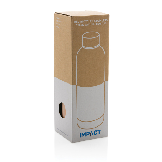 Impact Vakuumflasche aus RCS recyceltem Stainless-Steel