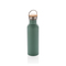 Moderne Stainless-Steel Flasche mit Bambusdeckel