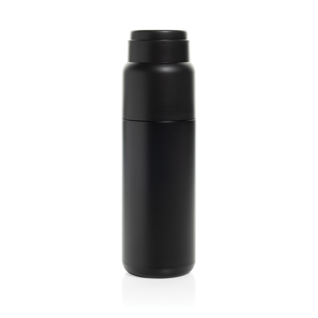 Thermocup RCS – recycelte Thermosflasche mit Becher, 500ml