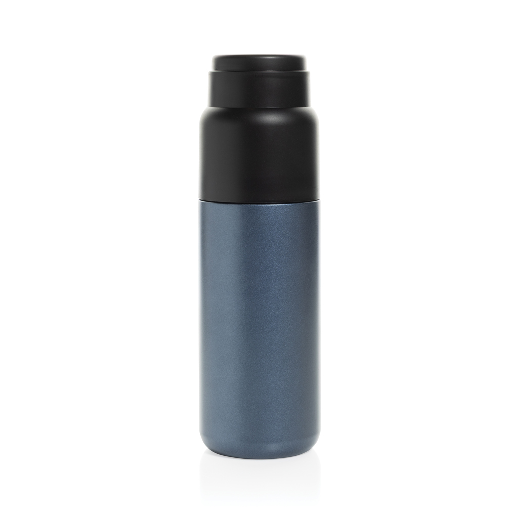 Thermocup RCS – recycelte Thermosflasche mit Becher, 500ml
