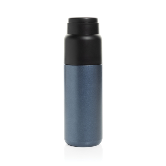 Thermocup RCS – recycelte Thermosflasche mit Becher, 500ml