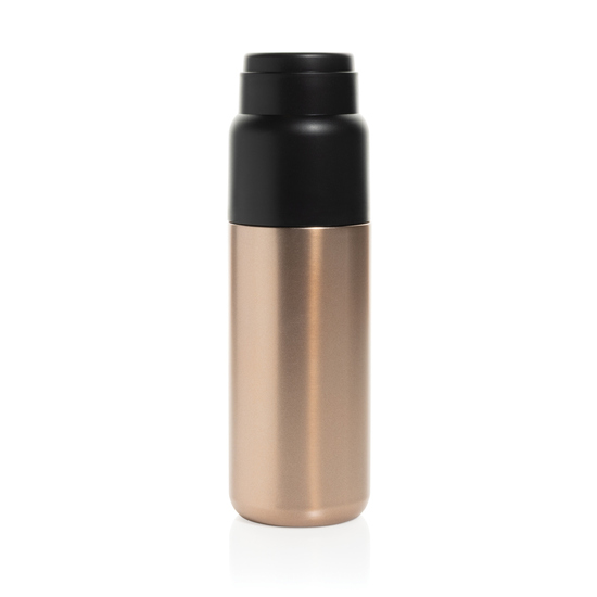 Thermocup RCS – recycelte Thermosflasche mit Becher, 500ml