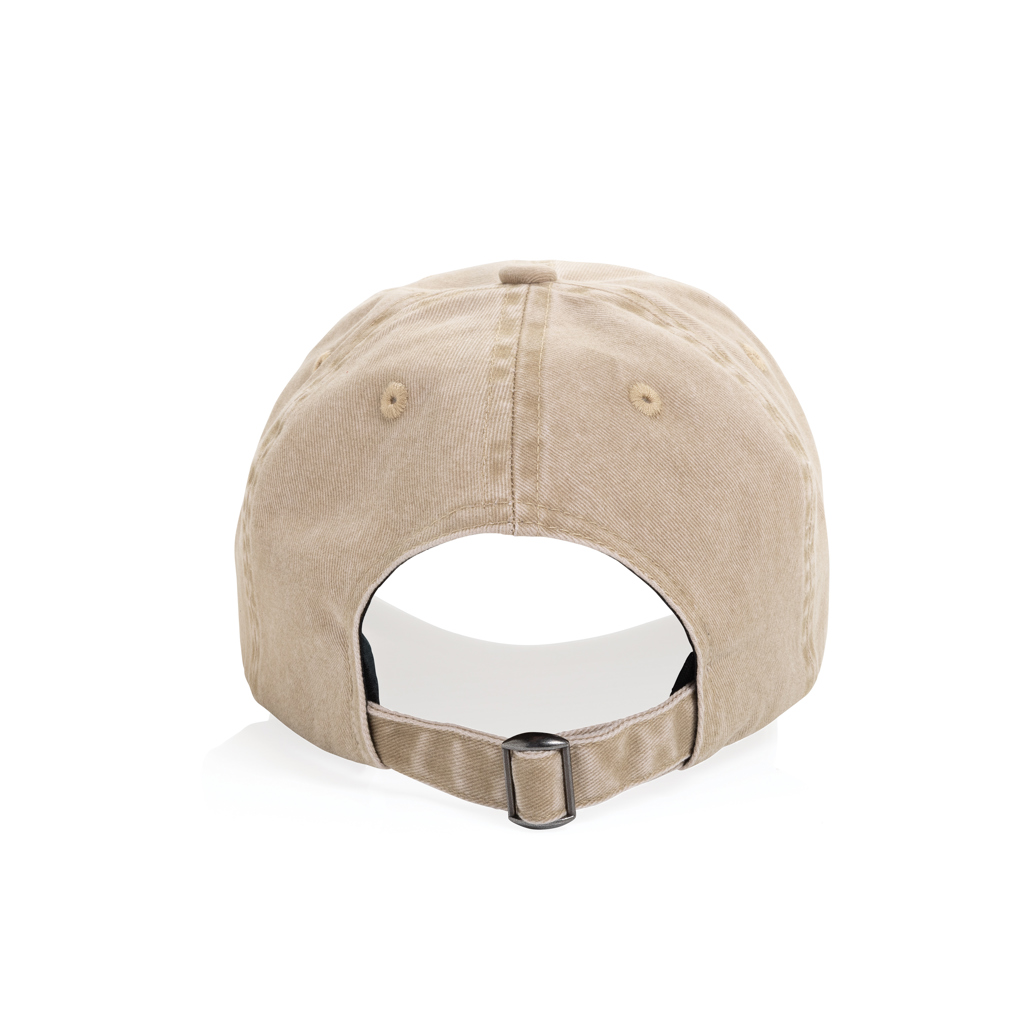 BEAU AWARE™ Washed 6-Panel Kappe aus 270gr/m² Baumwolltwill