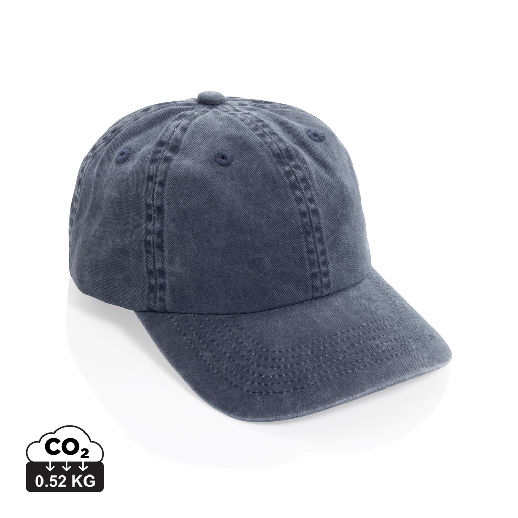 BEAU AWARE™ Washed 6-Panel Kappe aus 270gr/m² Baumwolltwill