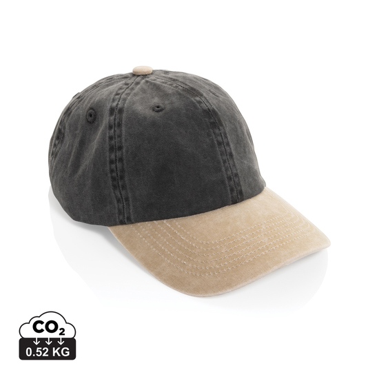 BEAU AWARE™ Two-Tone 6-Panel-Cap aus washed Cotton-Twill