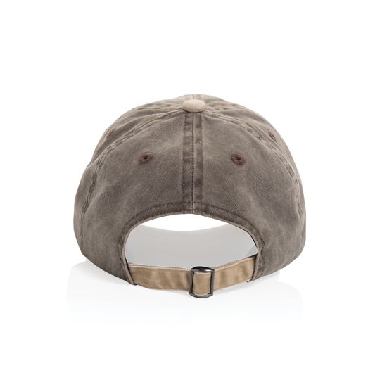 BEAU AWARE™ Two-Tone 6-Panel-Cap aus washed Cotton-Twill