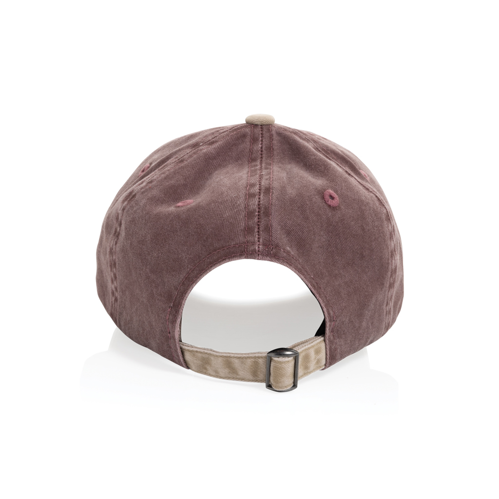 BEAU AWARE™ Two-Tone 6-Panel-Cap aus washed Cotton-Twill