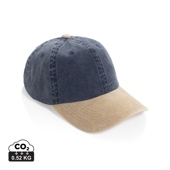 BEAU AWARE™ Two-Tone 6-Panel-Cap aus washed Cotton-Twill