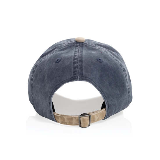 BEAU AWARE™ Two-Tone 6-Panel-Cap aus washed Cotton-Twill