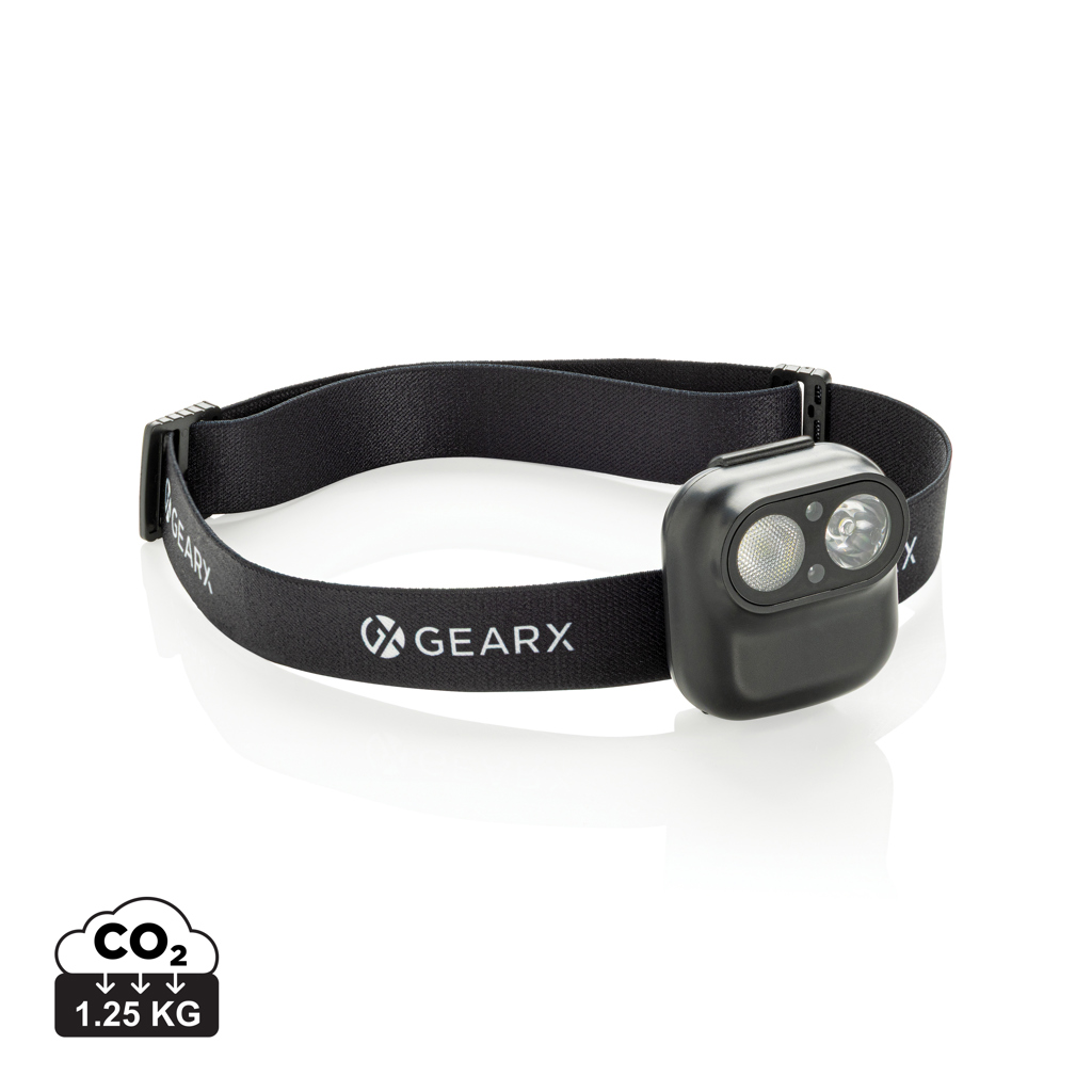 Gear X Stirnlampe mit Bewegungssensor aus RCS rec. ABS