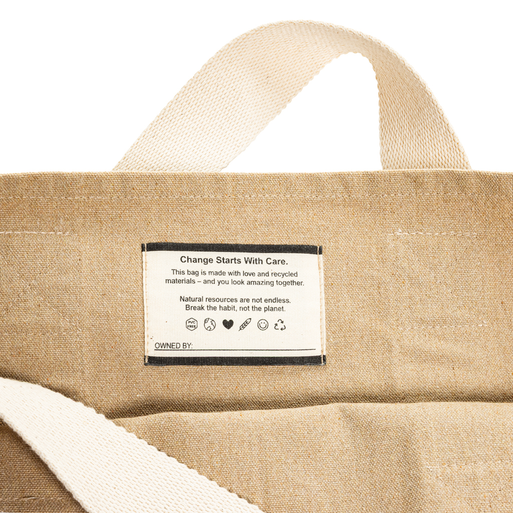 BEAU AWARE™ Strandtasche aus 400gr/m² recyceltem Canvas