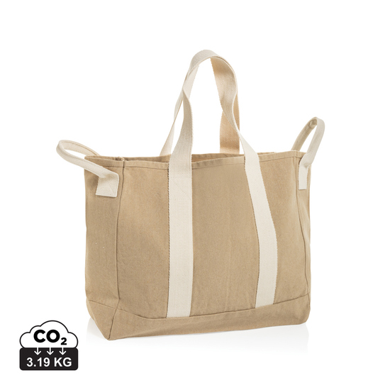 BEAU AWARE™ Strandtasche aus 400gr/m² recyceltem Canvas