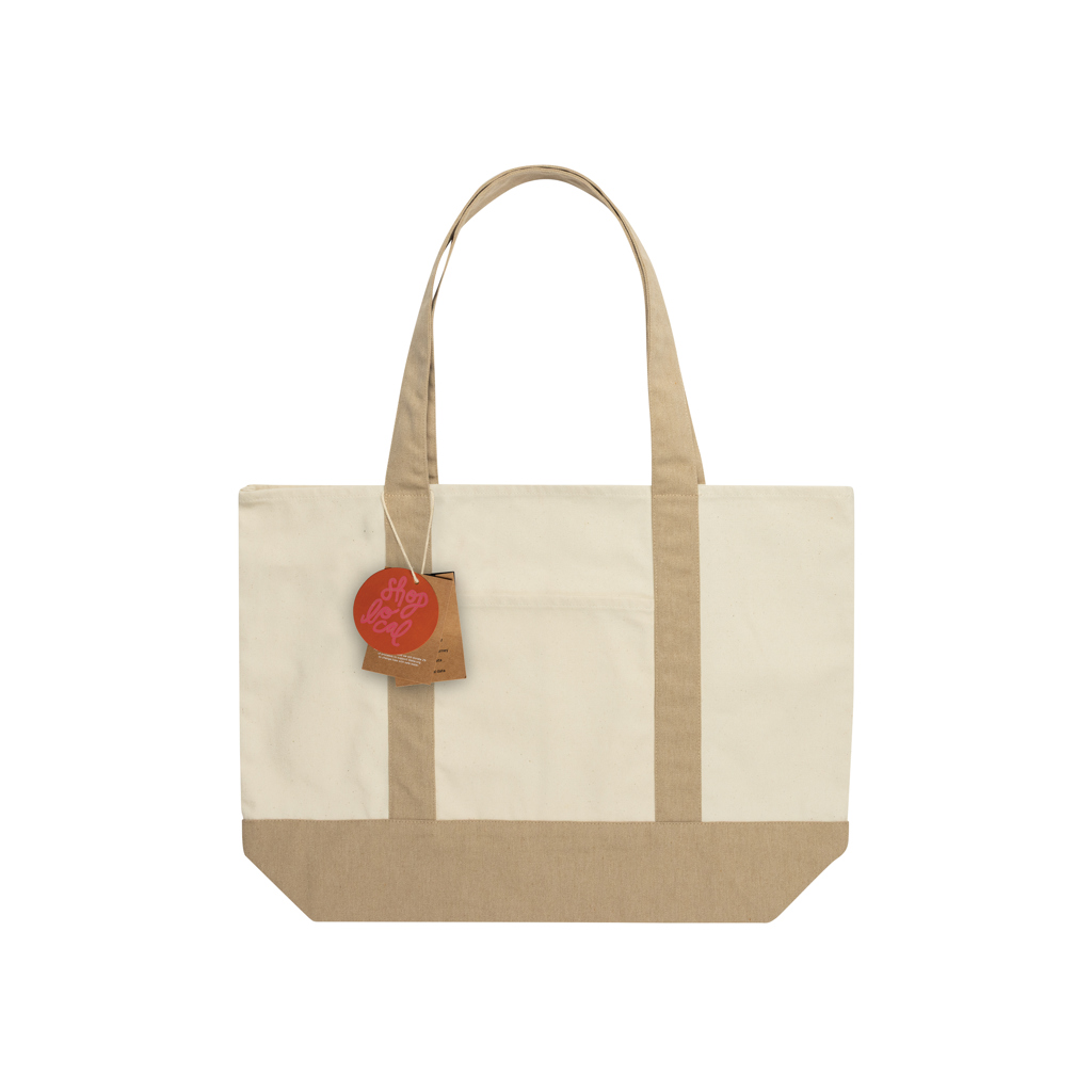 SHOP LOCAL AWARE™ Tasche aus recycelter Baumwolle, 350g/m²