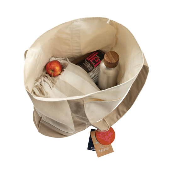SHOP LOCAL AWARE™ Tasche aus recycelter Baumwolle, 350g/m²