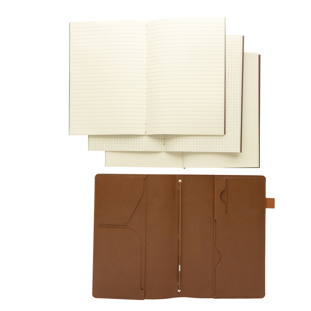 Daily Notes Binder 3-in-1 PU-Notizbuch zum Nachfüllen