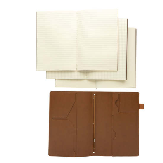 Daily Notes Binder 3-in-1 PU-Notizbuch zum Nachfüllen