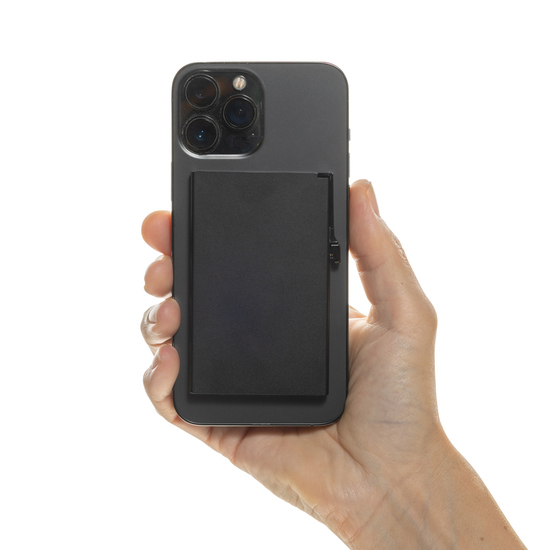 Magnetischer RFID-Kartenhalter aus Aluminium für Smartphones