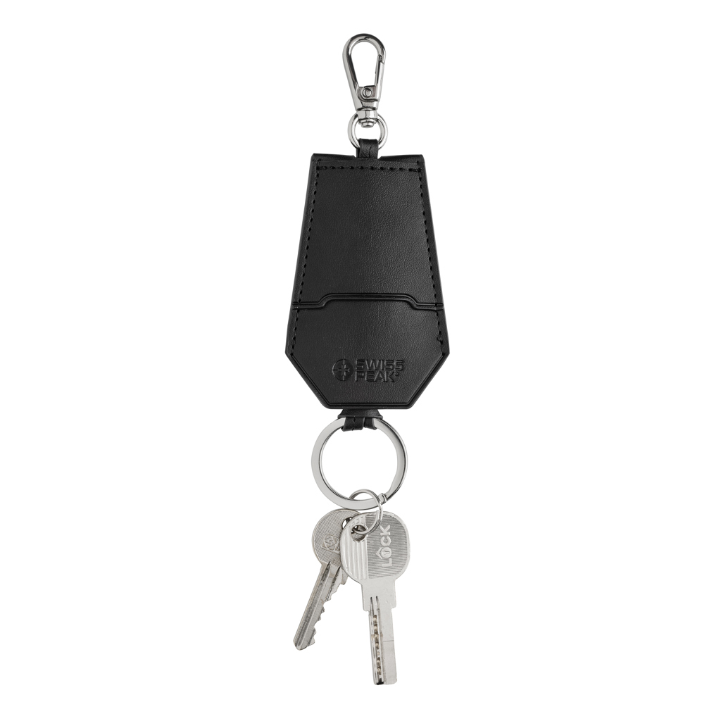 Swiss Peak Tula RCS-zertif. rPET-PU-Key-Chain- & Stift-Set
